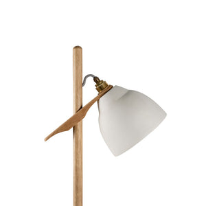 Studio Haran Element Oak and Ceramic Floor Lamp