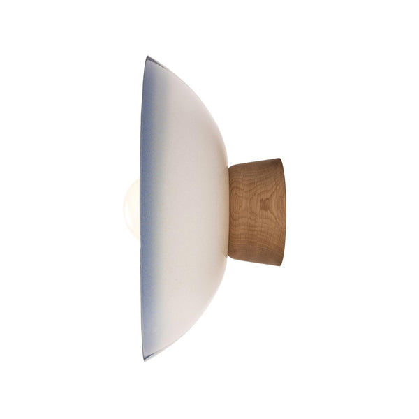 Studio Haran Dawn Oak and Ceramic Wall Light