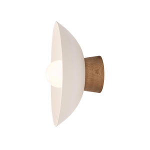 Studio Haran Dawn Oak and Ceramic Wall Light