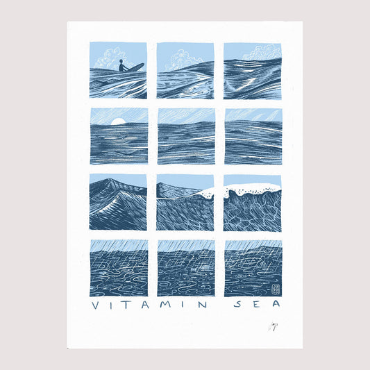 Jago Illustration Print - Vitamin Sea