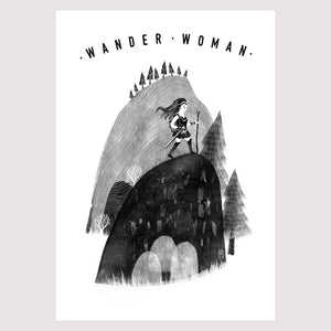 Wander Woman Print By Jago