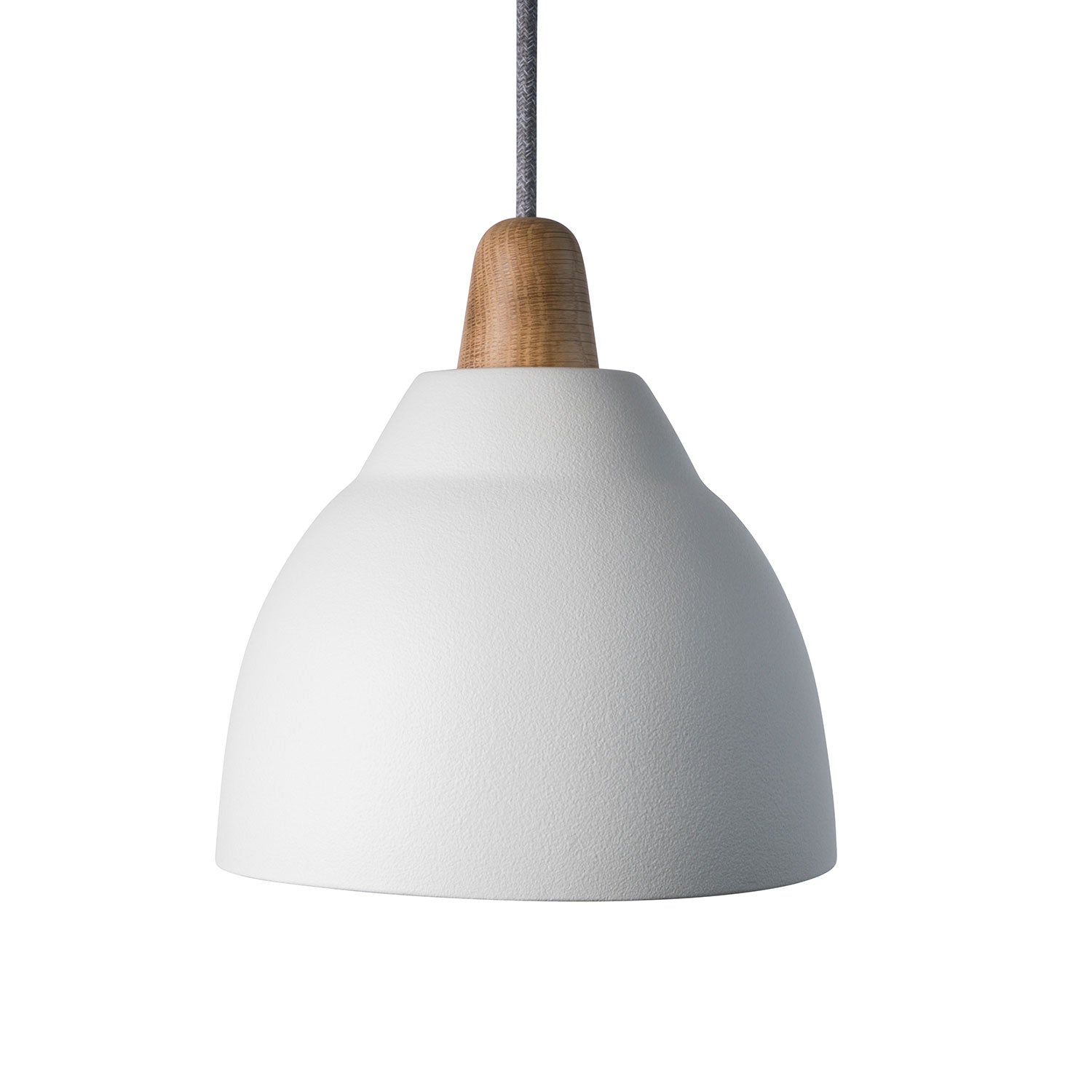 Studio Haran Element Ceramic and Oak Pendant Light