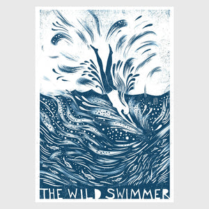 The Wild Swimmer Print by Jago